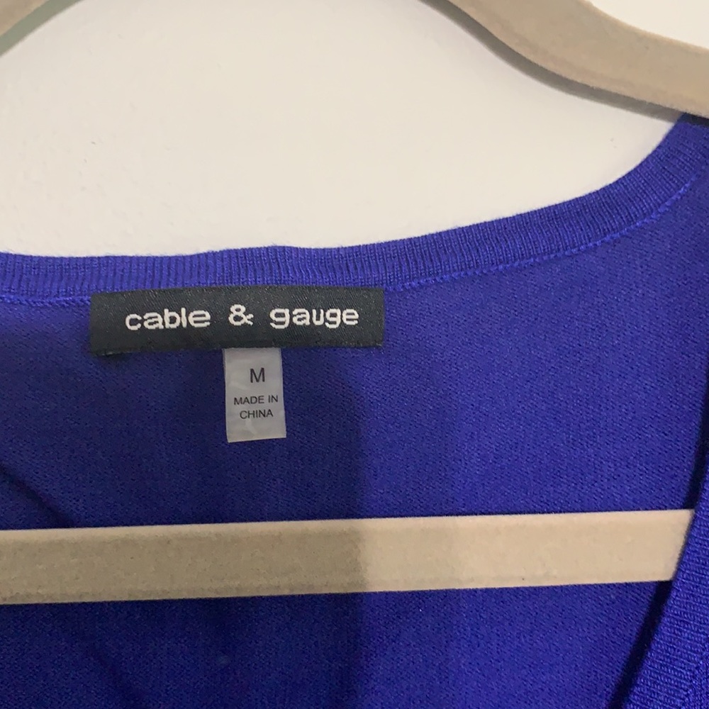 Blue Sweater Shell - Picture 2 of 4